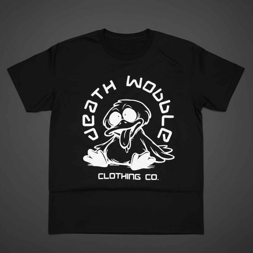 Death Wobble Bubbly Duck Tee Mockup
