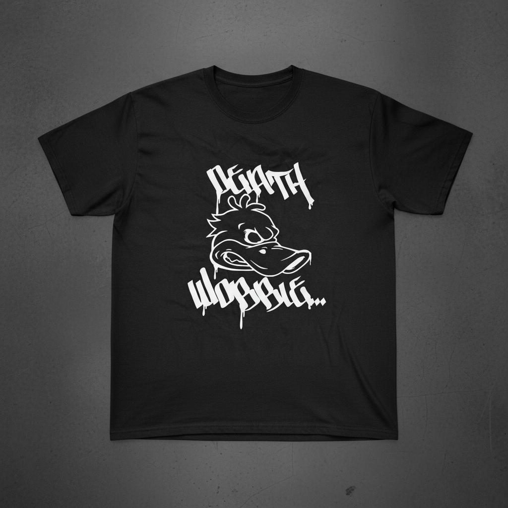 Death Wobble Graffiti duck Tee